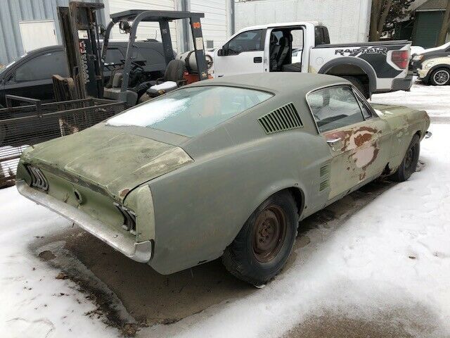 1967 Green Ford Mustang Fastback