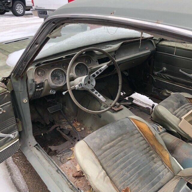 1967 Green Ford Mustang Fastback