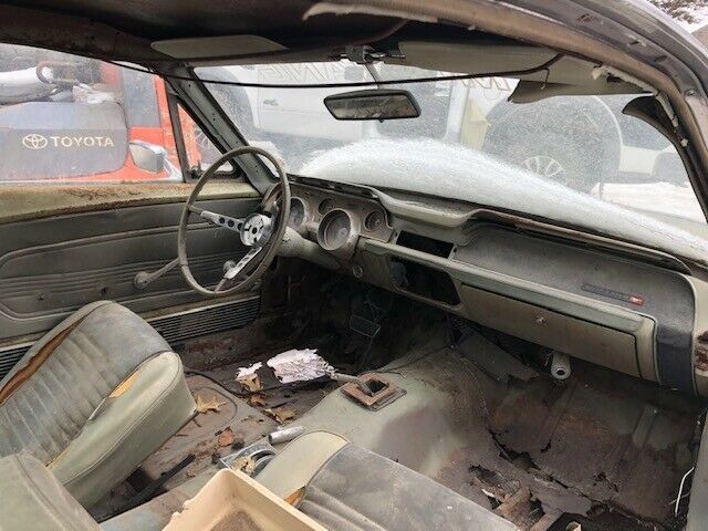 1967 Green Ford Mustang Fastback