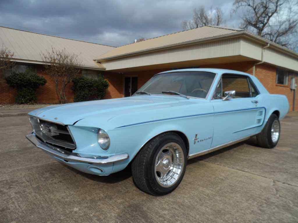 1967 Brittany Blue Ford Mustang Coupe