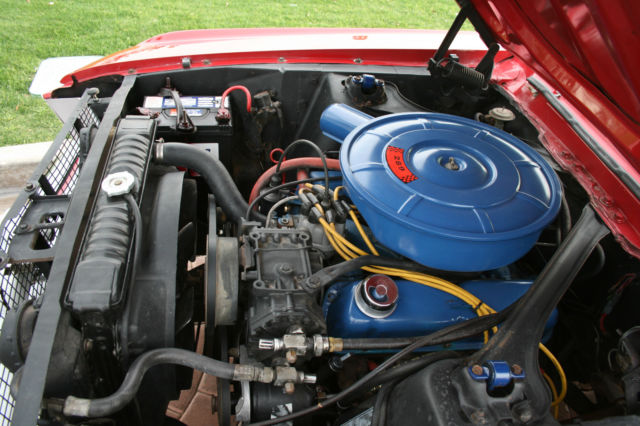 1967 Red Ford Mustang sport coupe