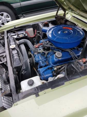1967 Lime Gold Ford Mustang Coupe