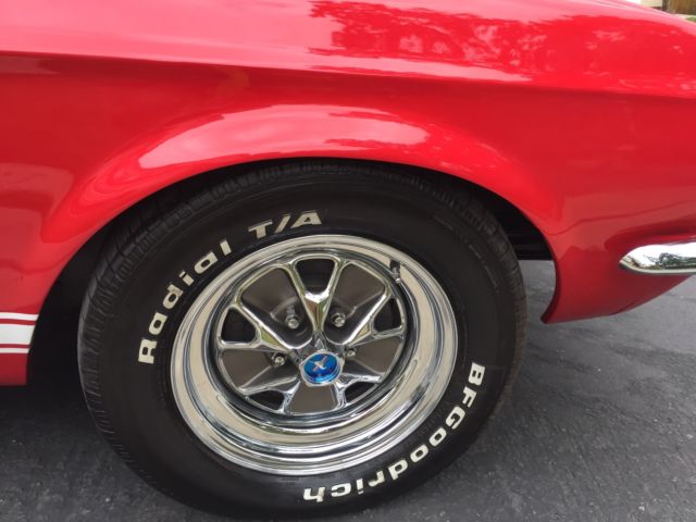 1967 Red Ford Mustang Coupe