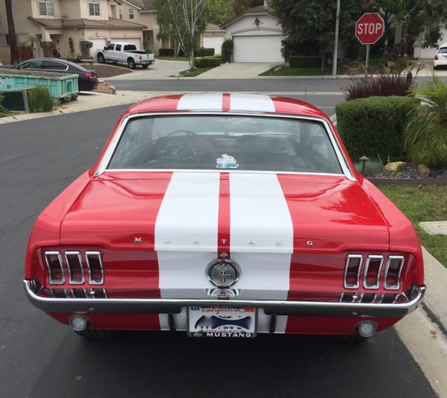 1967 Red Ford Mustang Coupe