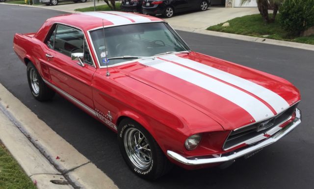 1967 Red Ford Mustang Coupe