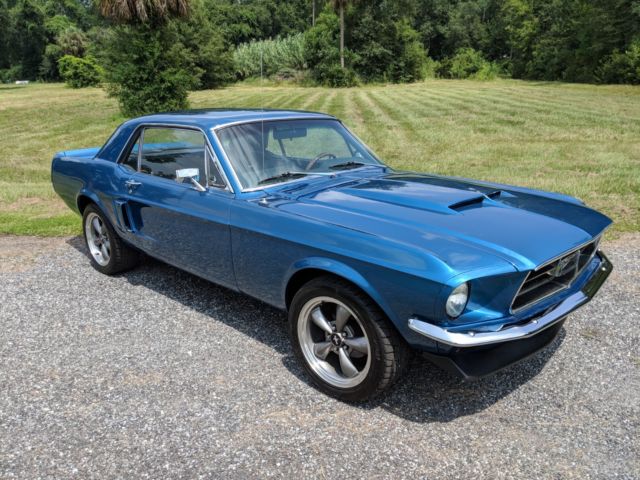 1967 Blue Ford Mustang Coupe