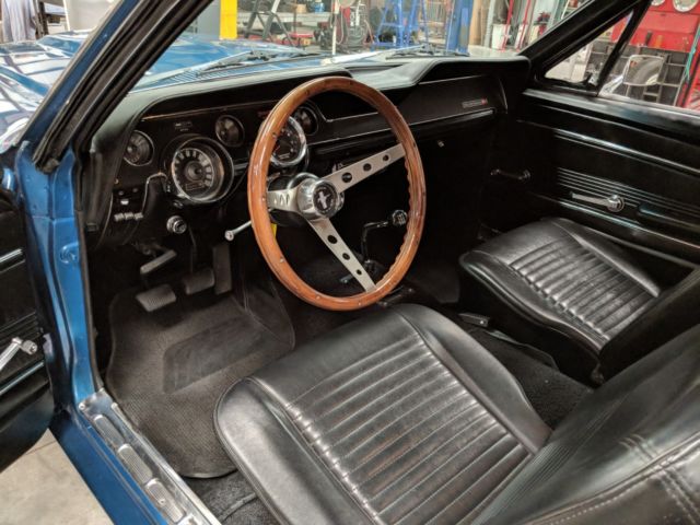 1967 Blue Ford Mustang Coupe