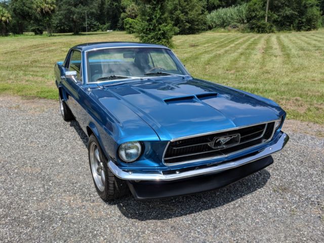 1967 Blue Ford Mustang Coupe