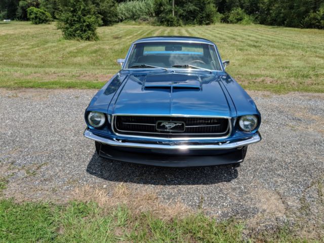 1967 Blue Ford Mustang Coupe