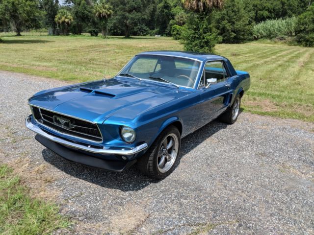 1967 Blue Ford Mustang Coupe