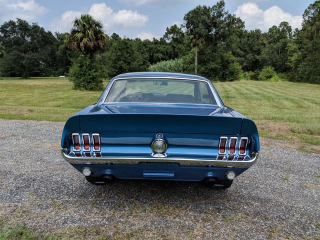 1967 Blue Ford Mustang Coupe