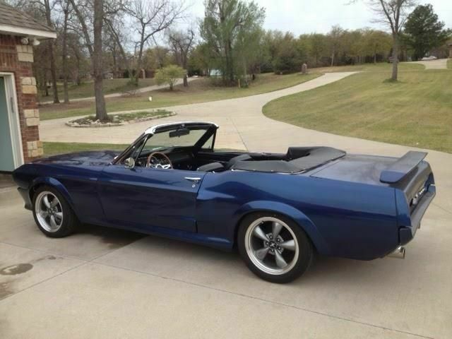 1967 White Ford Mustang Convertible