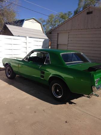 1967 Bright Green Ford Mustang