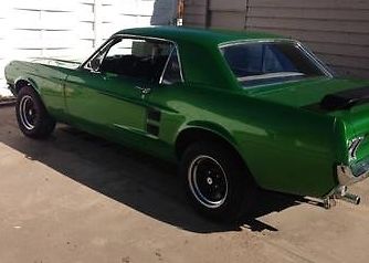 1967 Bright Green Ford Mustang