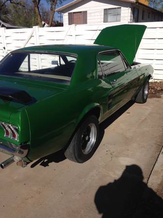 1967 Bright Green Ford Mustang