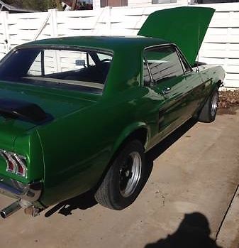 1967 Bright Green Ford Mustang