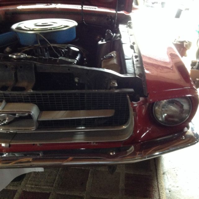 1967 Red Ford Mustang Convertible
