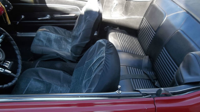 1967 Red Ford Mustang Convertible