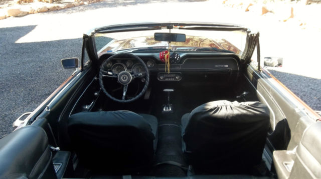 1967 Red Ford Mustang Convertible