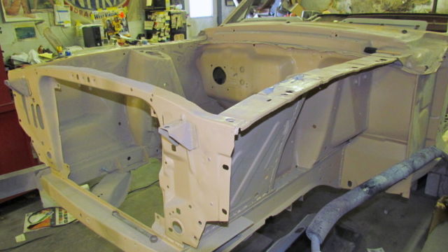 1967 Primer Ford Mustang Convertible