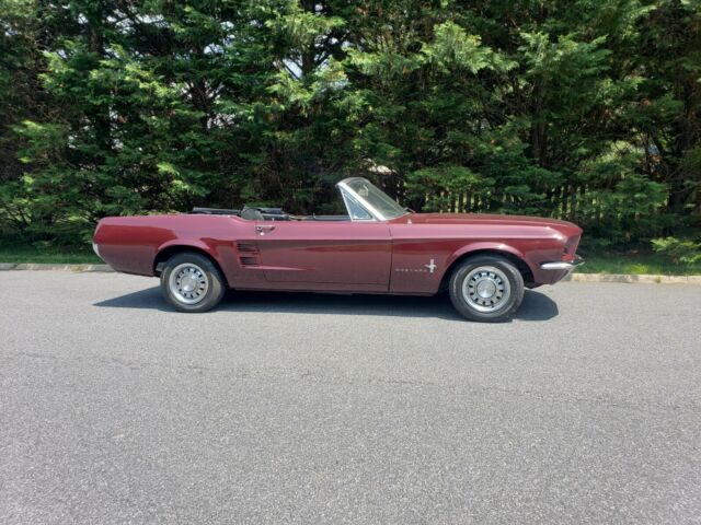 1967 Red Ford Mustang Convertible