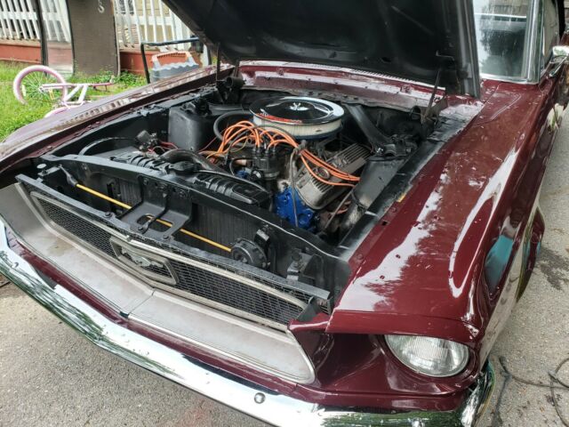 1967 Red Ford Mustang Convertible