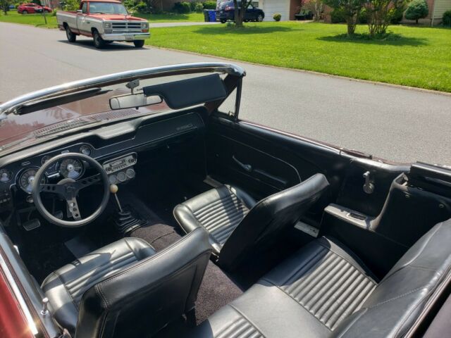 1967 Red Ford Mustang Convertible
