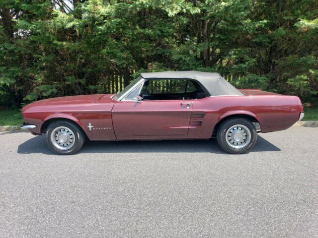 1967 Red Ford Mustang Convertible