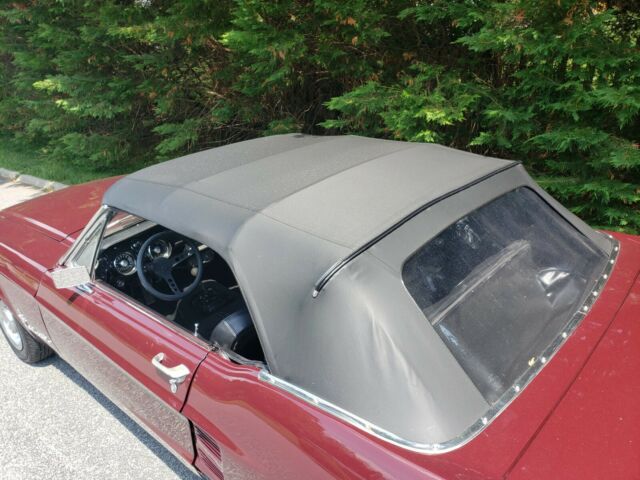 1967 Red Ford Mustang Convertible