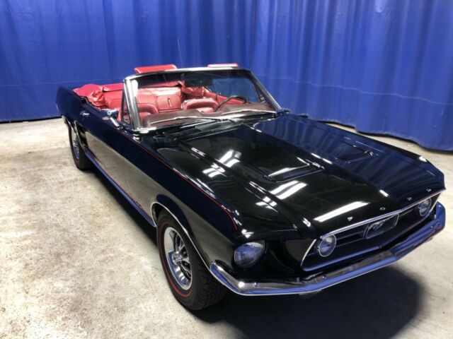 1967 Black Ford Mustang Convertible