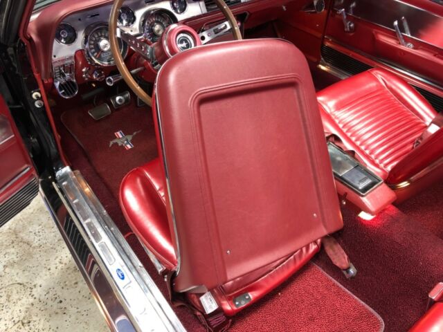 1967 Black Ford Mustang Convertible