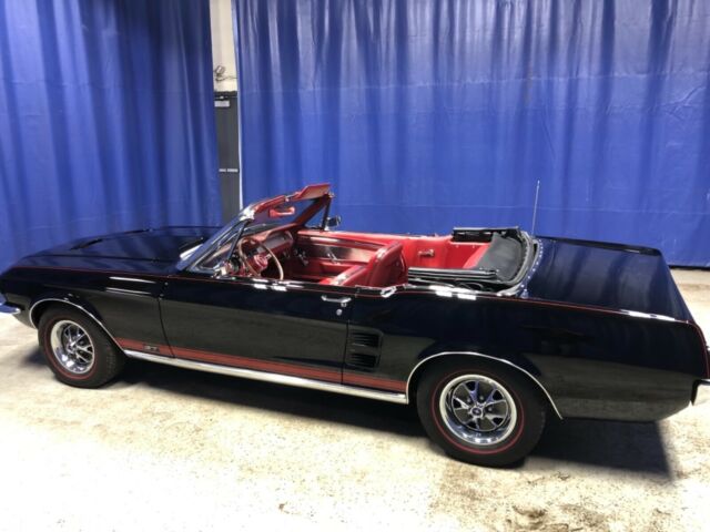 1967 Black Ford Mustang Convertible