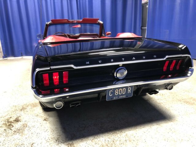 1967 Black Ford Mustang Convertible
