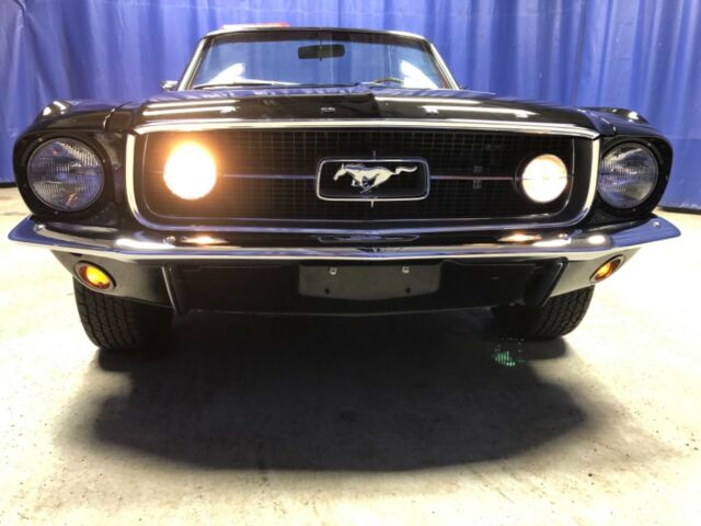 1967 Black Ford Mustang Convertible