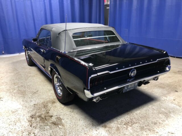 1967 Black Ford Mustang Convertible