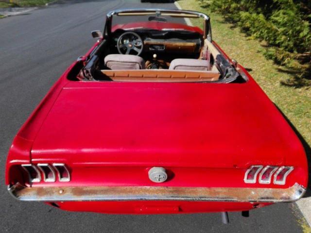 1967 Red Ford Mustang Convertible
