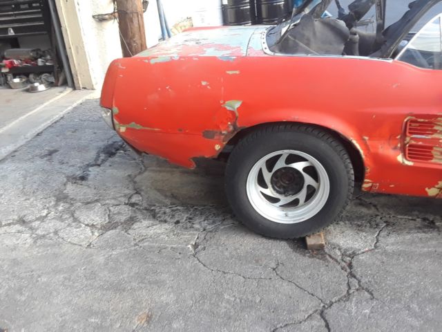 1967 ORANGE Ford Mustang CONVERTIBLE