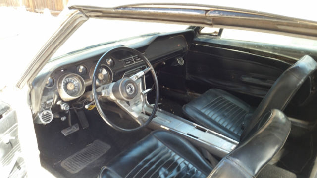 1967 White Ford Mustang Convertible