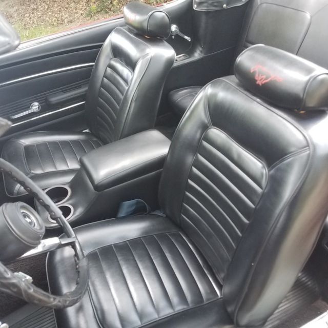 1967 Red Ford Mustang Convertible