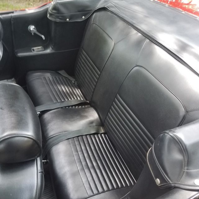 1967 Red Ford Mustang Convertible