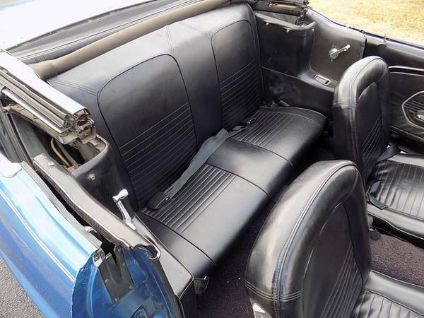 1967 Blue Ford Mustang Convertible