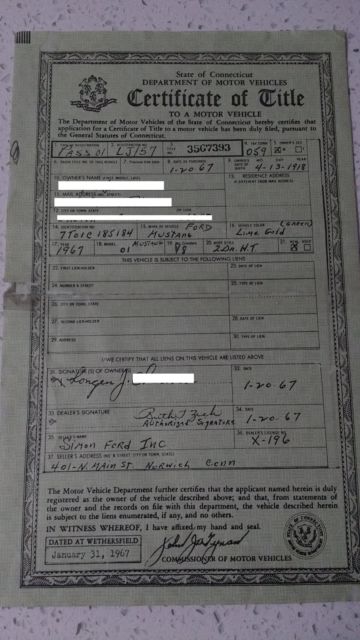 1967 Ford Mustang Coupe