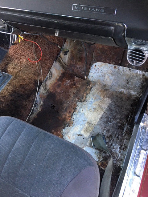 1967 Red Ford Mustang Coupe