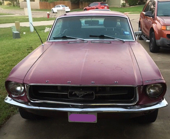 1967 Red Ford Mustang Coupe