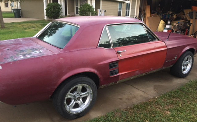 1967 Red Ford Mustang Coupe