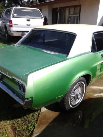 1967 Original Dark Moss Green Ford Mustang hard top