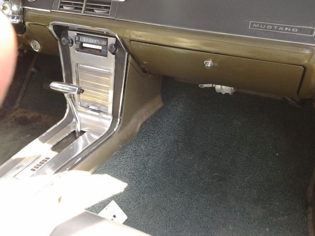 1967 Original Dark Moss Green Ford Mustang hard top