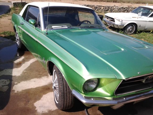1967 Original Dark Moss Green Ford Mustang hard top