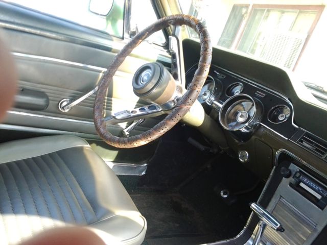 1967 Original Dark Moss Green Ford Mustang hard top