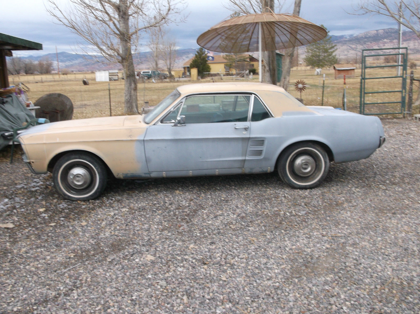 1967 Blue Ford Mustang Coupe